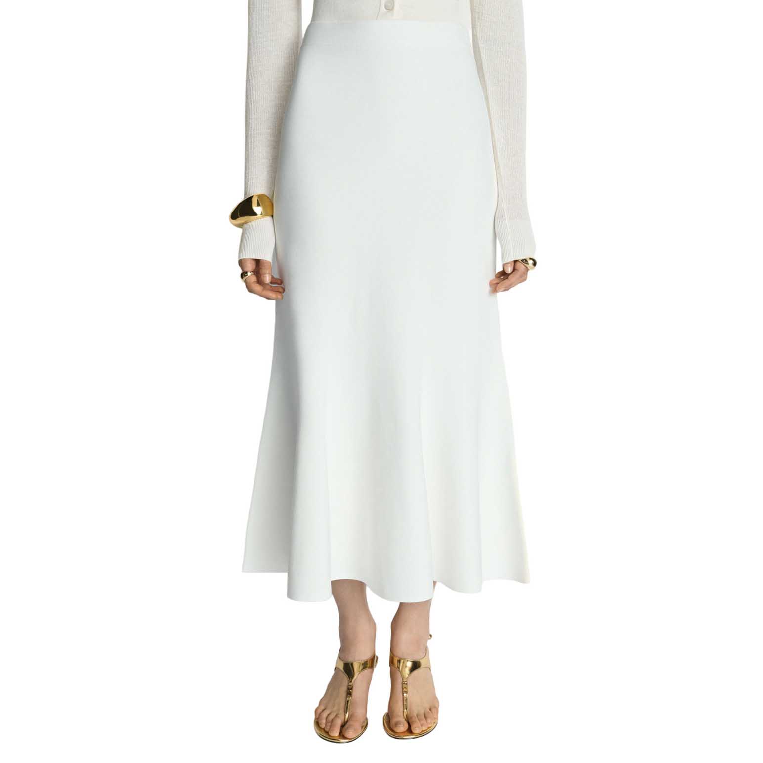 Veronika Maine Milano Flluted Skirt